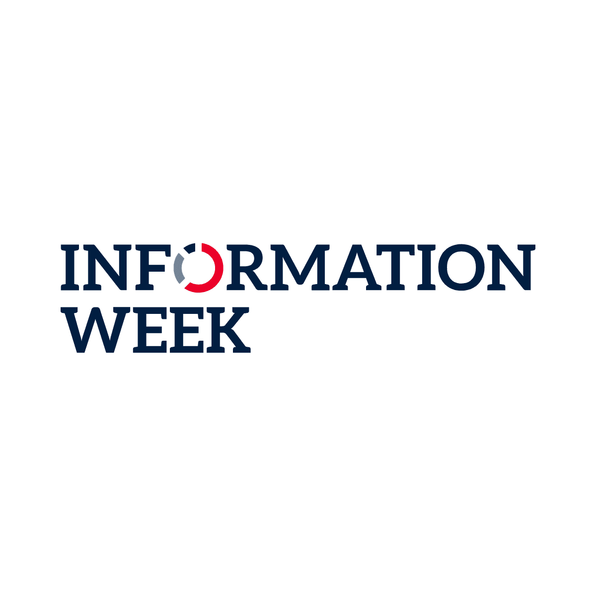 The InformationWeek logo features dark blue text with a red stylized 'O'.