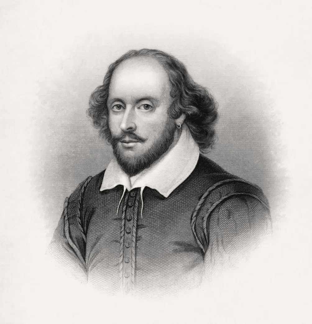 A portrait of William Shakespeare